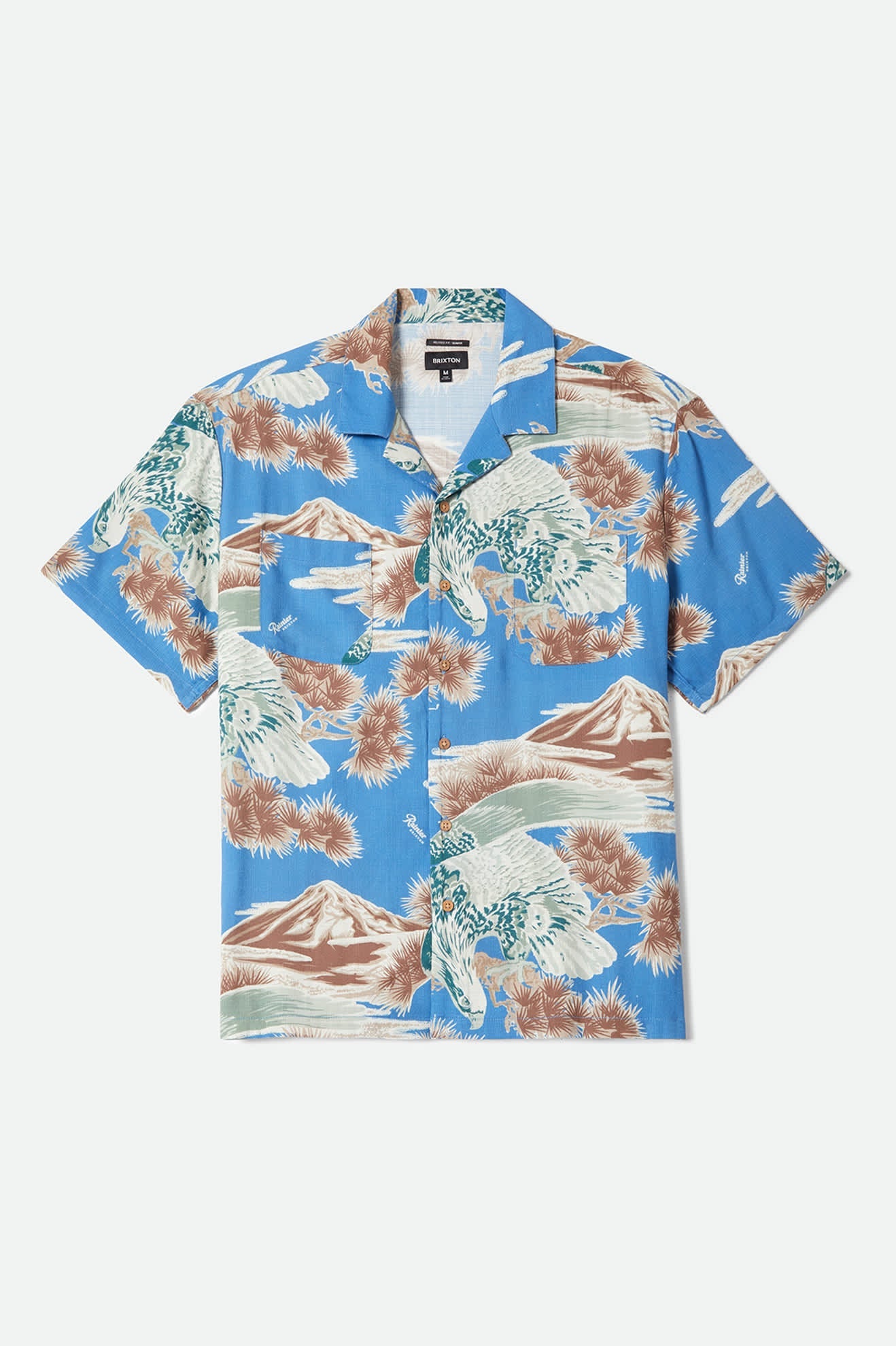 Brixton Rainier X Brixton S/S Wvn - Blue Sky