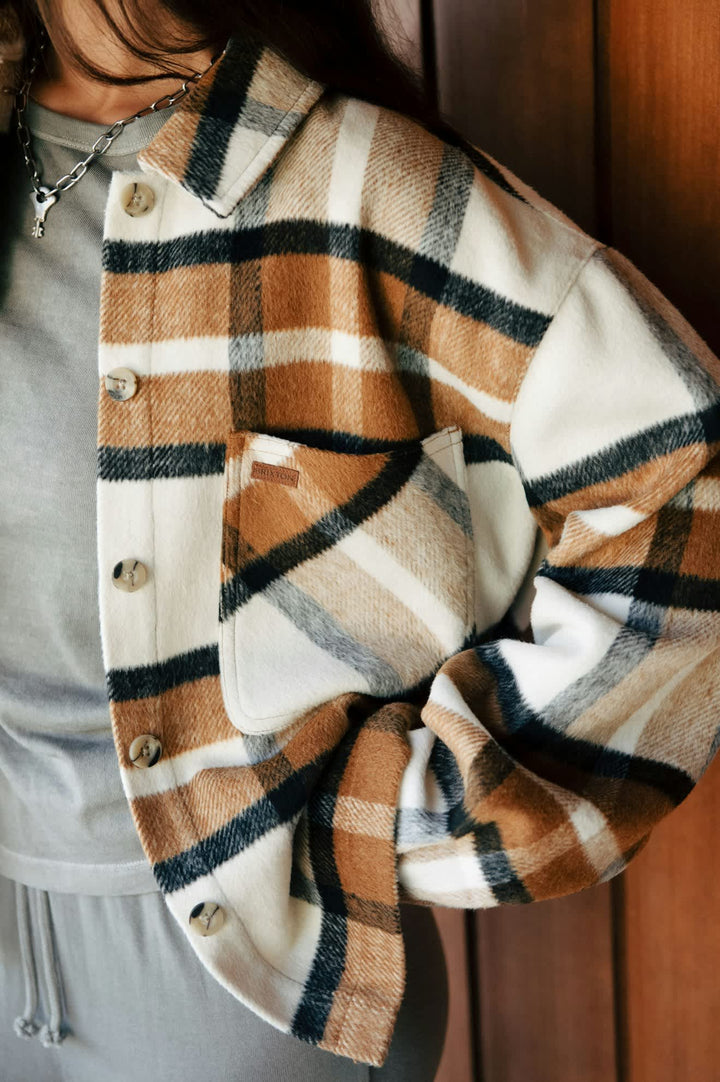 Bowery W Soft Brushed Flannel - Washed Copper