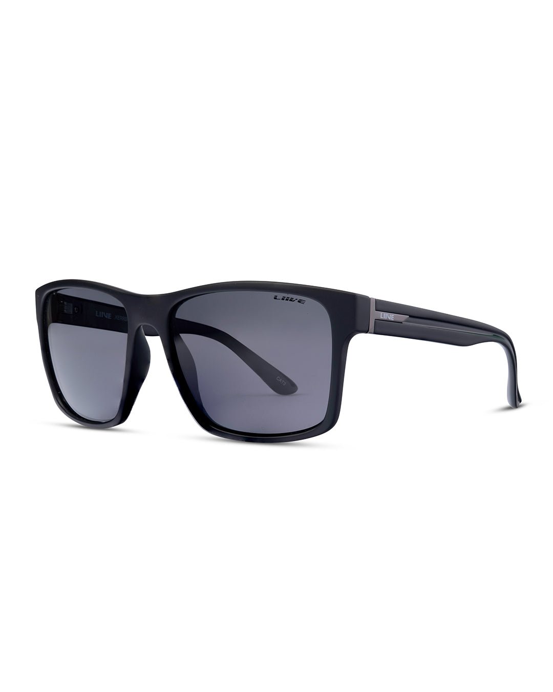 Liive Kerrbox polarised sunglasses in twin blacks