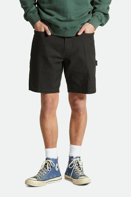 Brixton Builders Carpenter Baggy Short - Washed Black