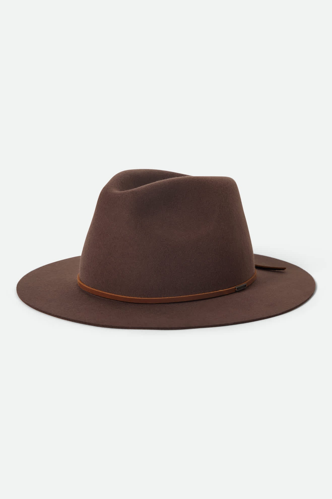 Brixton Wesley Packable Fedora - Chocolate