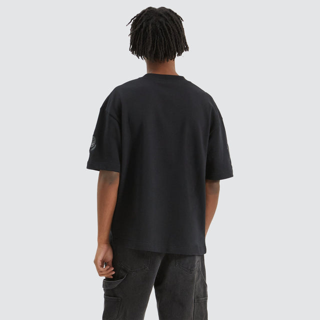 Members Loopback Street Tee - Anthracite Black