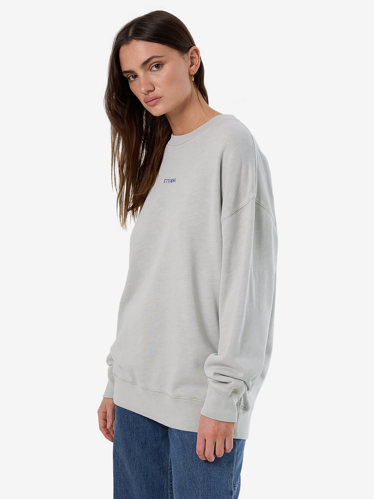Thrills Minimal Thrills Slouch Crew - Meadow Mist (view 6)