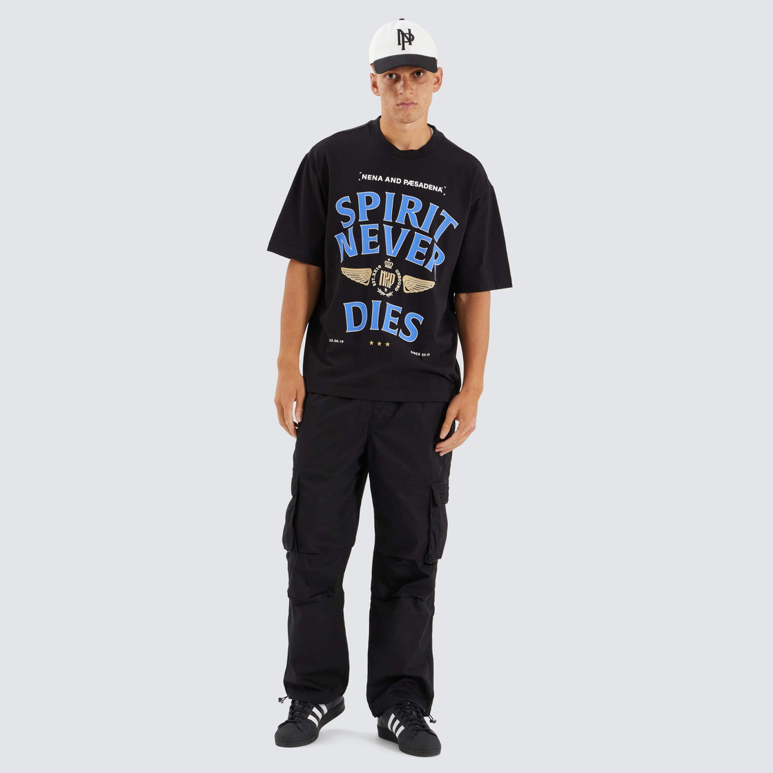 Mount Oversized Tee - Jet Black