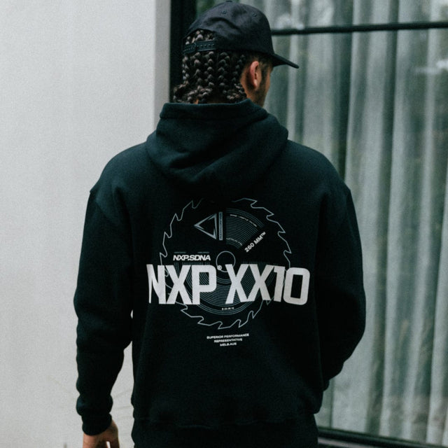 Mortar Heavy Hood - Jet Black