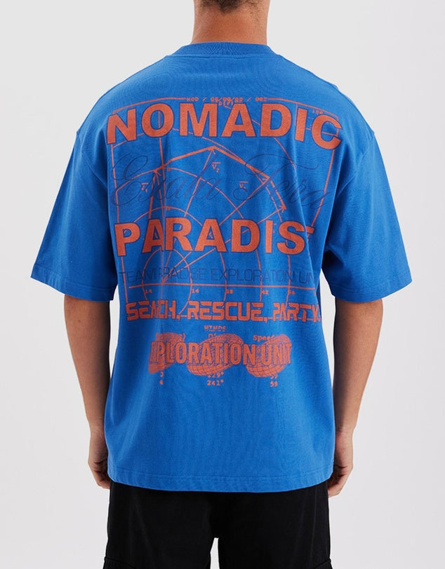 Rescue Street Tee - Greece Blue