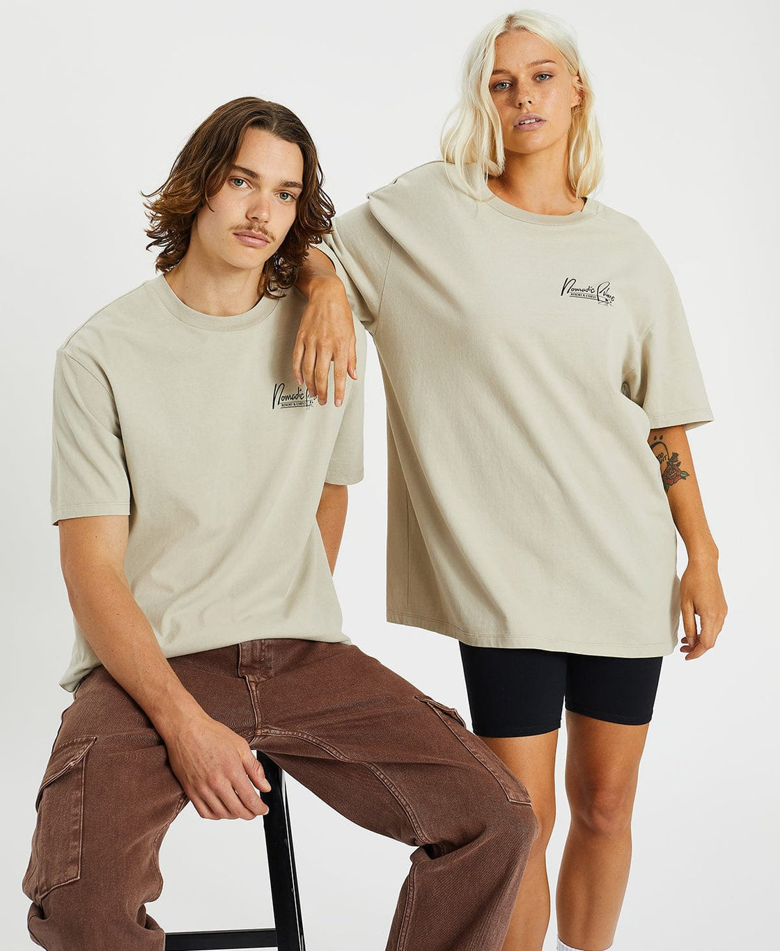 Cumberland Tee - Pigment Feather Grey