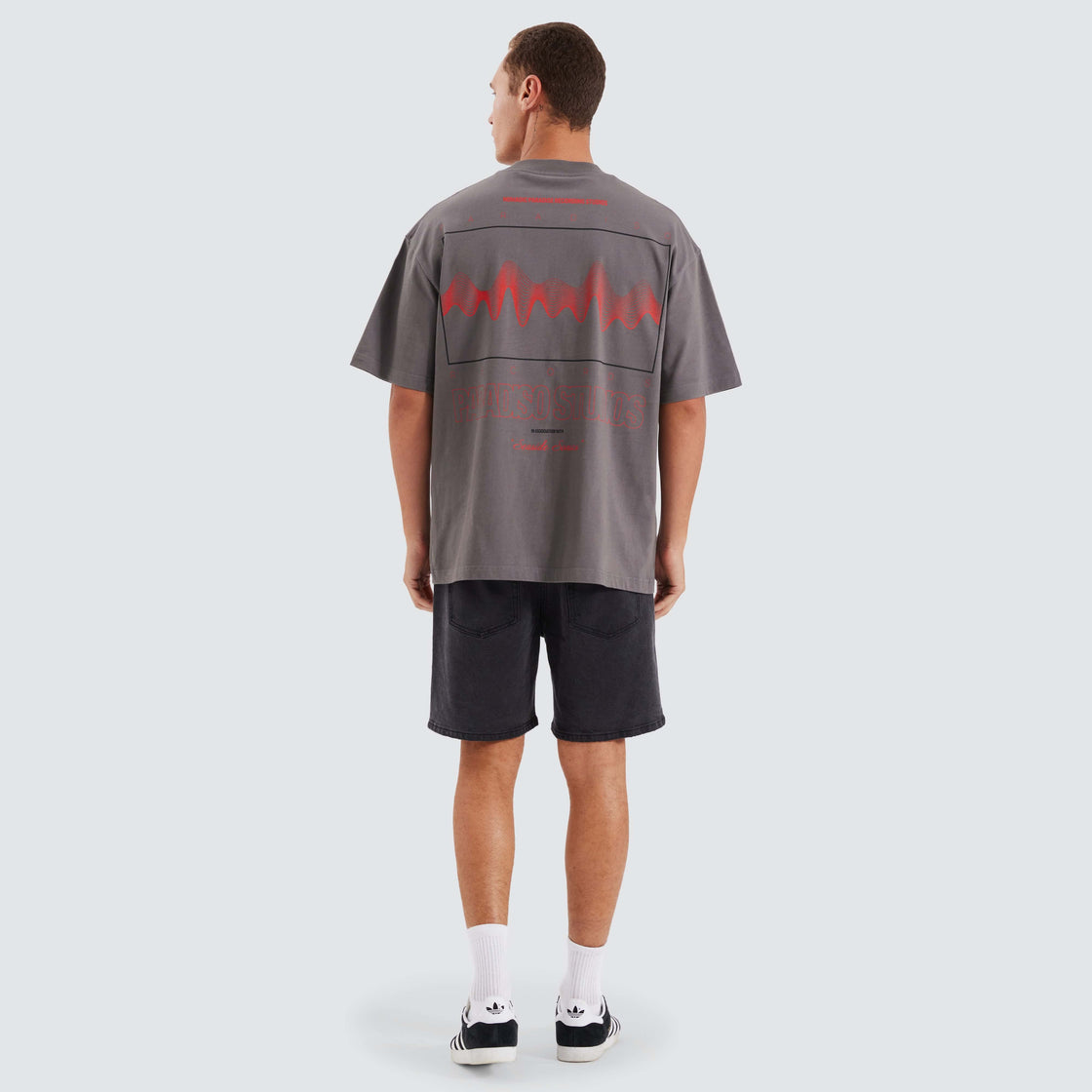 Frequency Street Tee - Charcoal