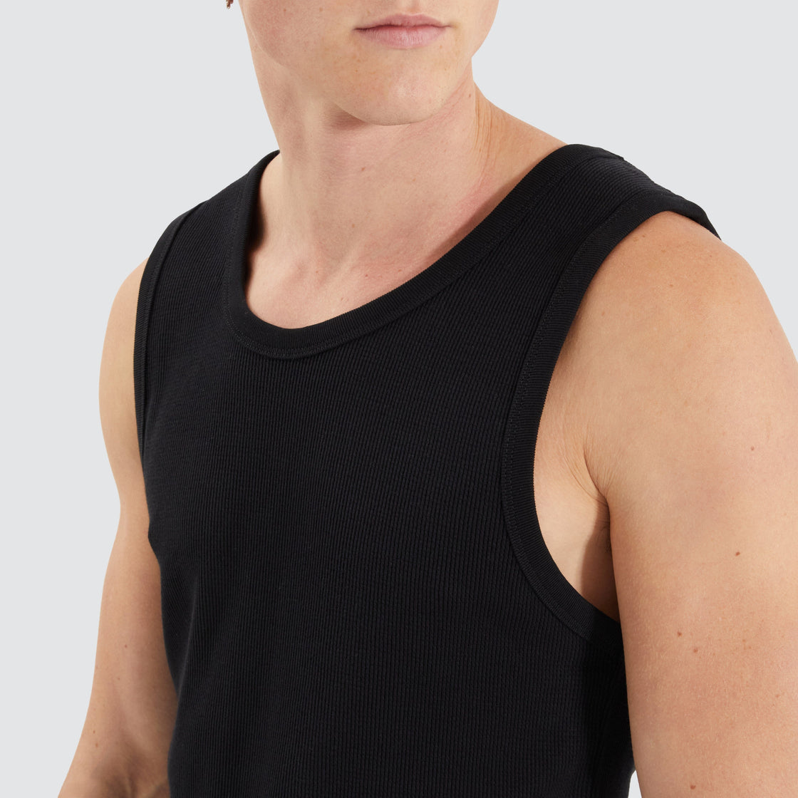 Nomadic Kai Heavy Waffle Singlet - Black (view 3)