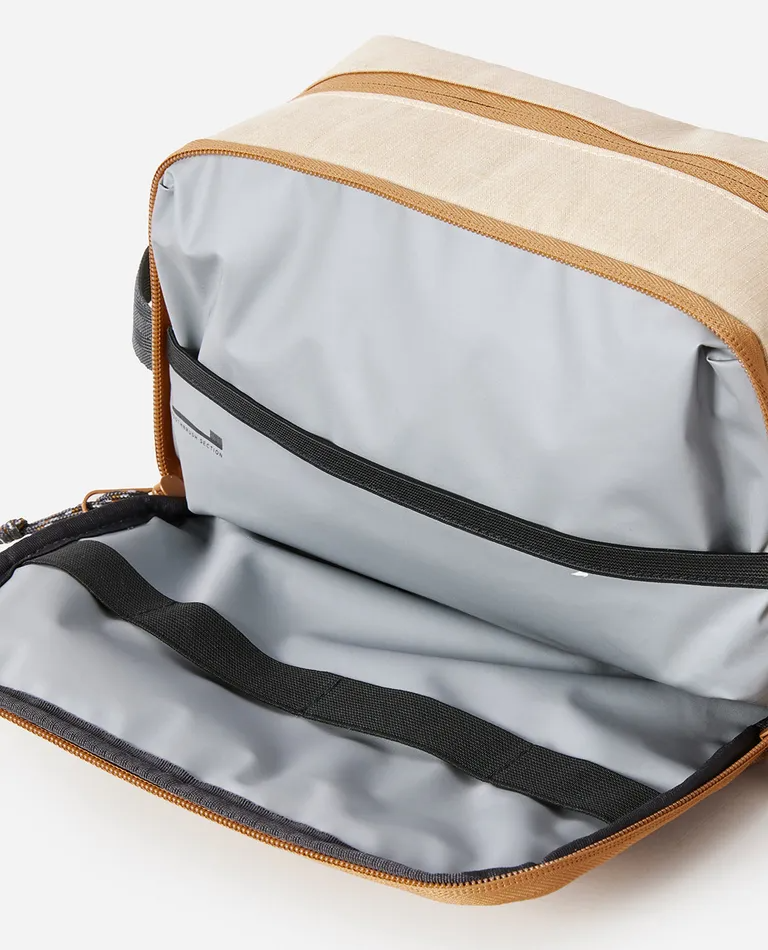 Mixed Toiletry Bag - Light Brown