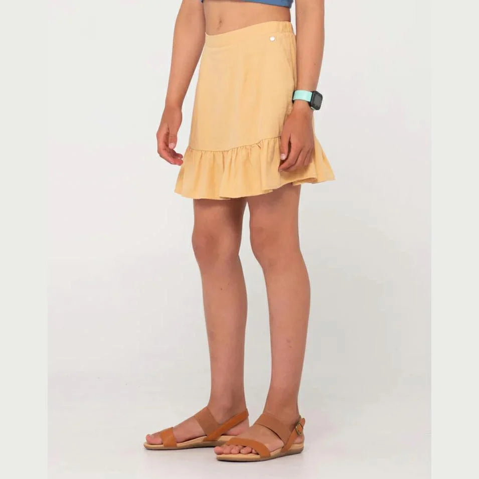 Rusty Sweet Mini Skirt - Yellow (view 2)