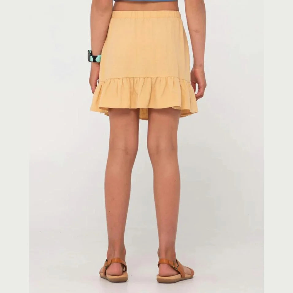 Rusty Sweet Mini Skirt - Yellow (view 3)