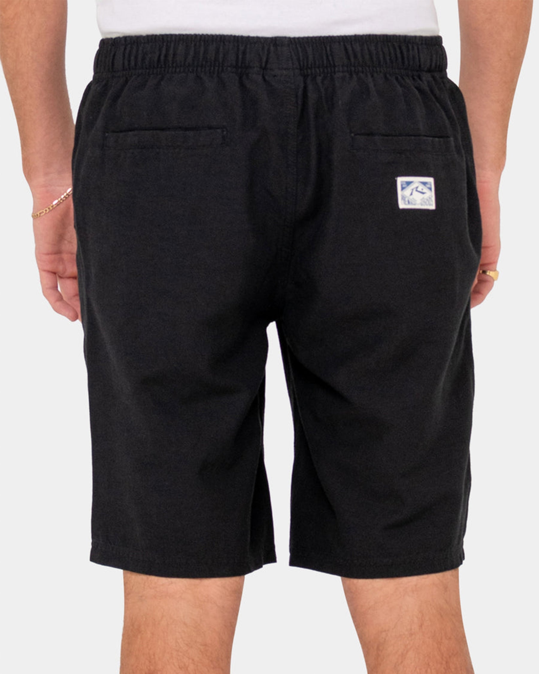 Rusty Overtone Elastic Short - Black (view 3)