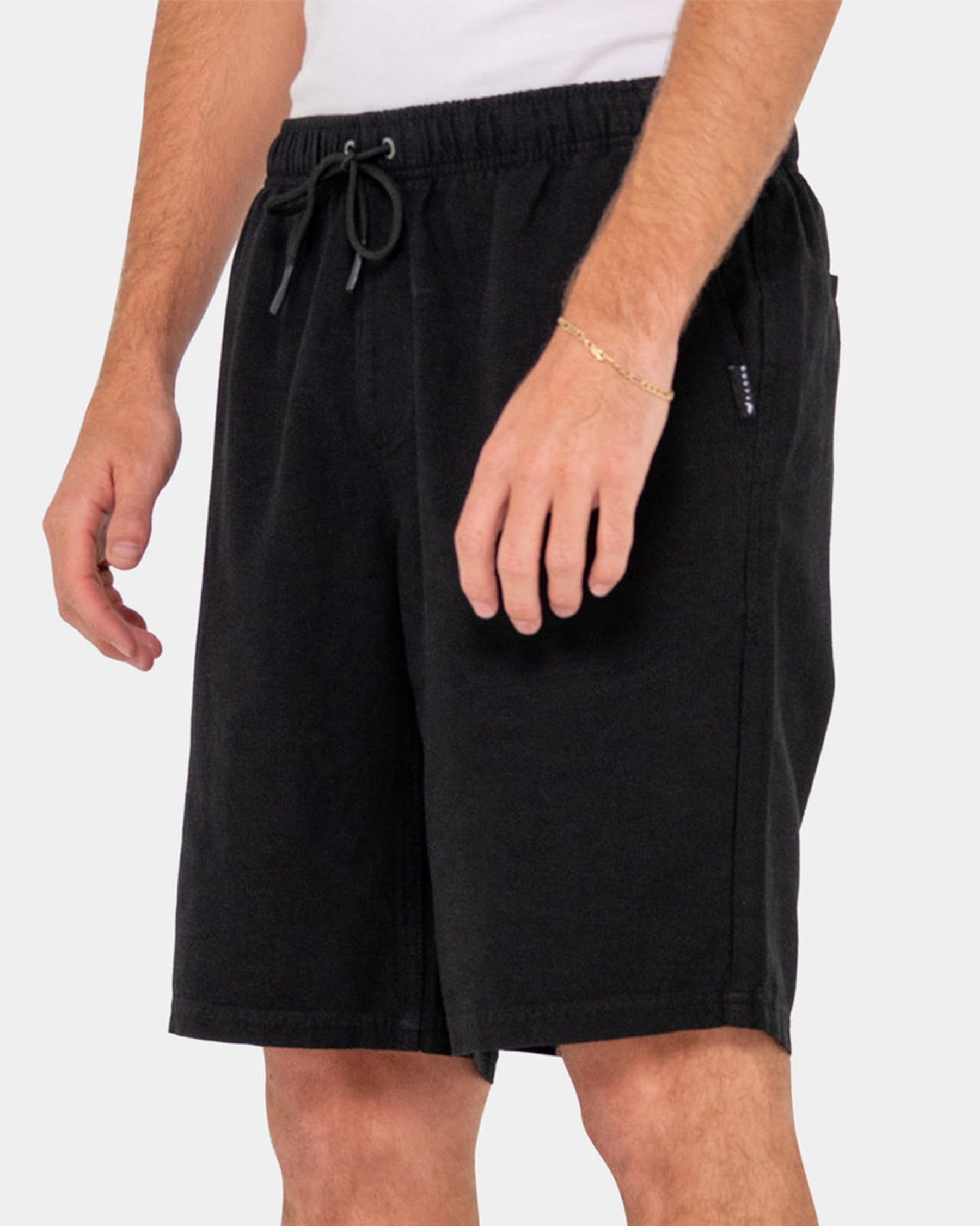 Rusty Overtone Elastic Short - Black (view 2)