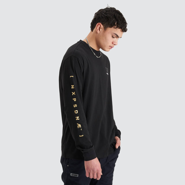 NXP Parti LS Tee - Jet Black