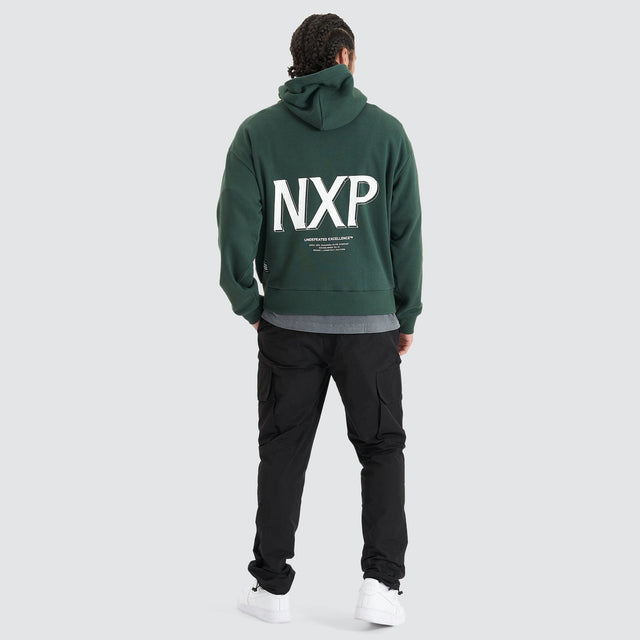 Platinum Heavy Box Fit Hooded Sweater - Pine Grove