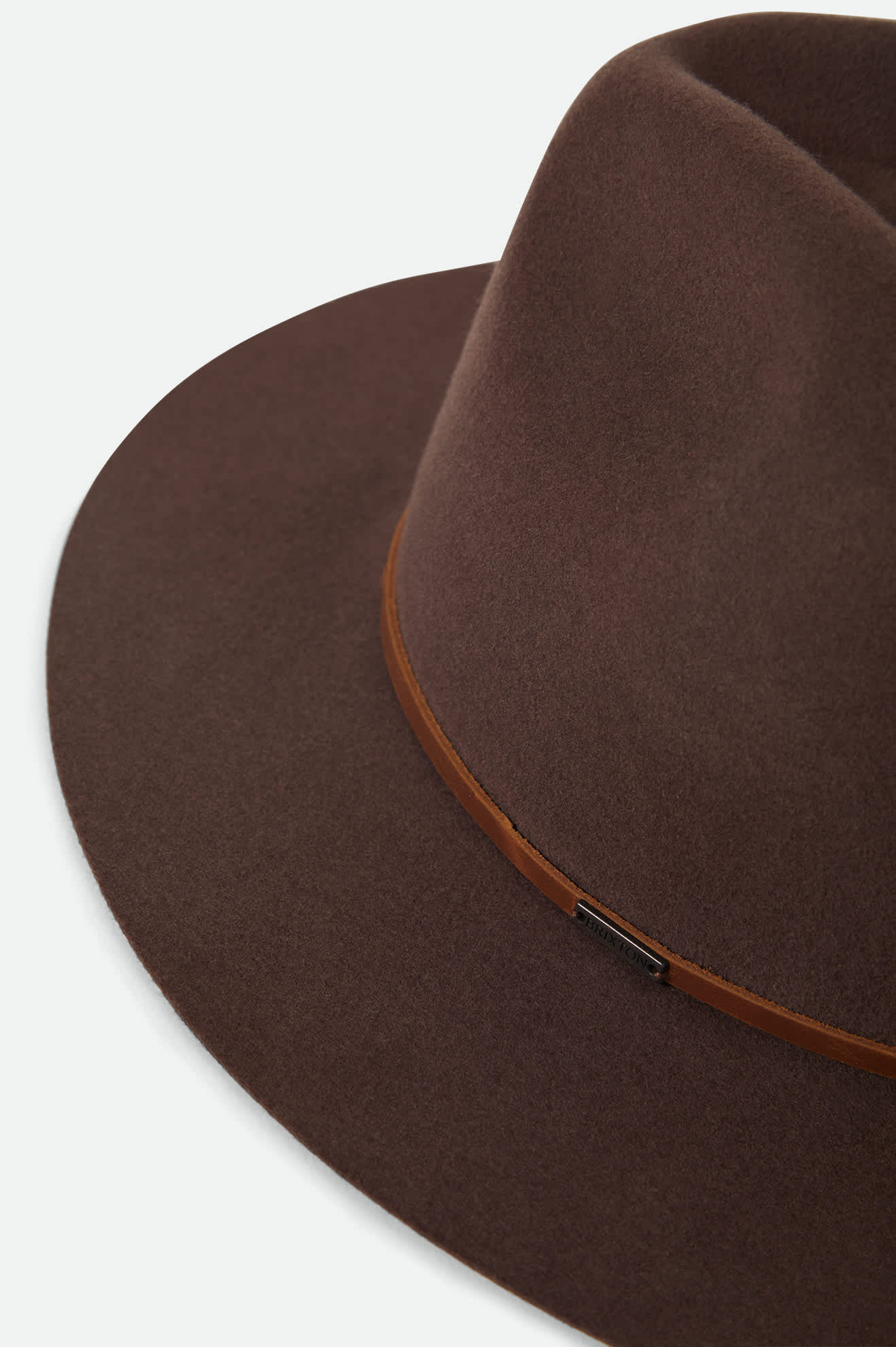 Brixton Wesley Packable Fedora - Chocolate (view 5)