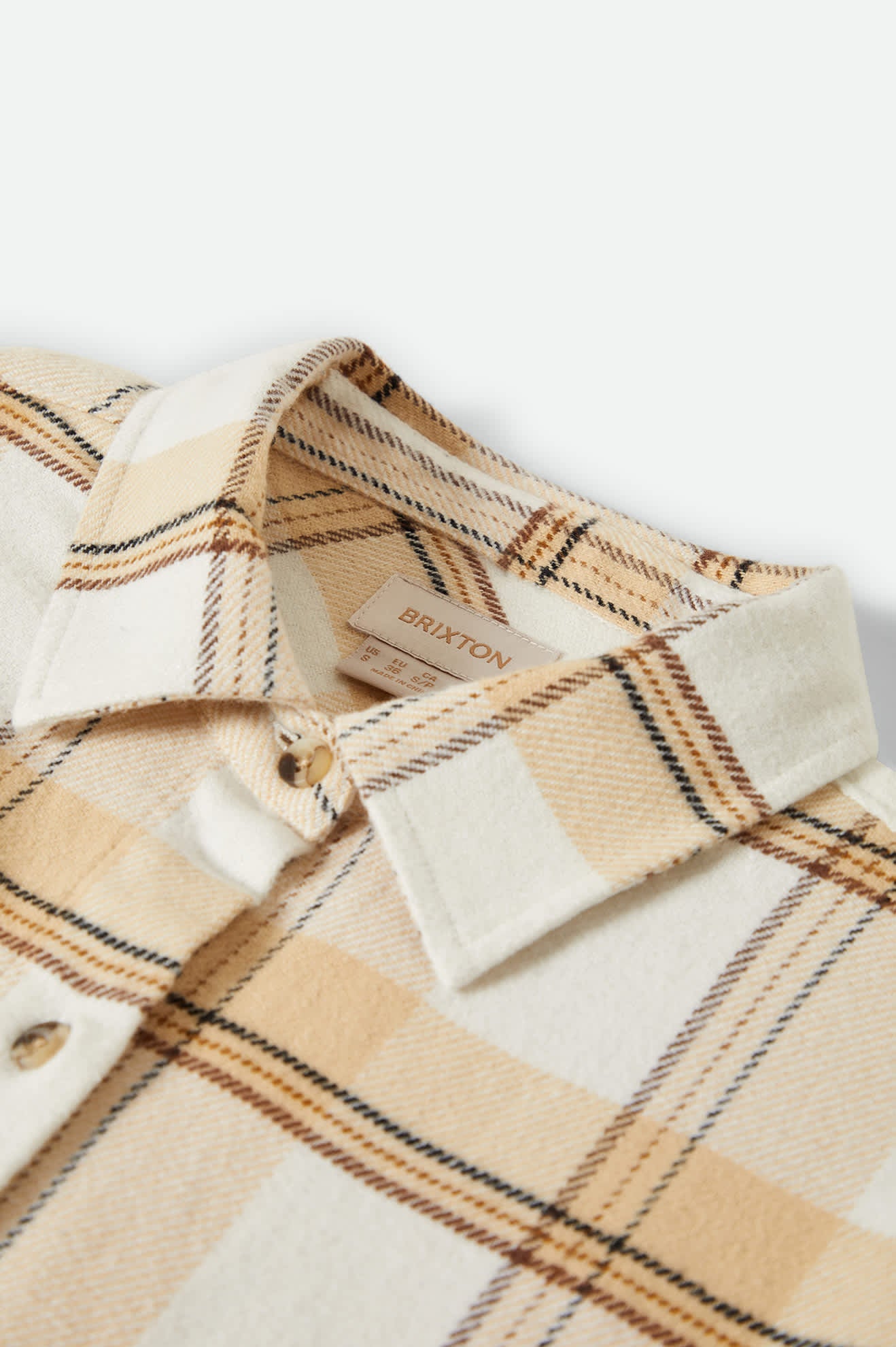 Bowery W Classic Flannel - Off White / Semolina / Washed Copper