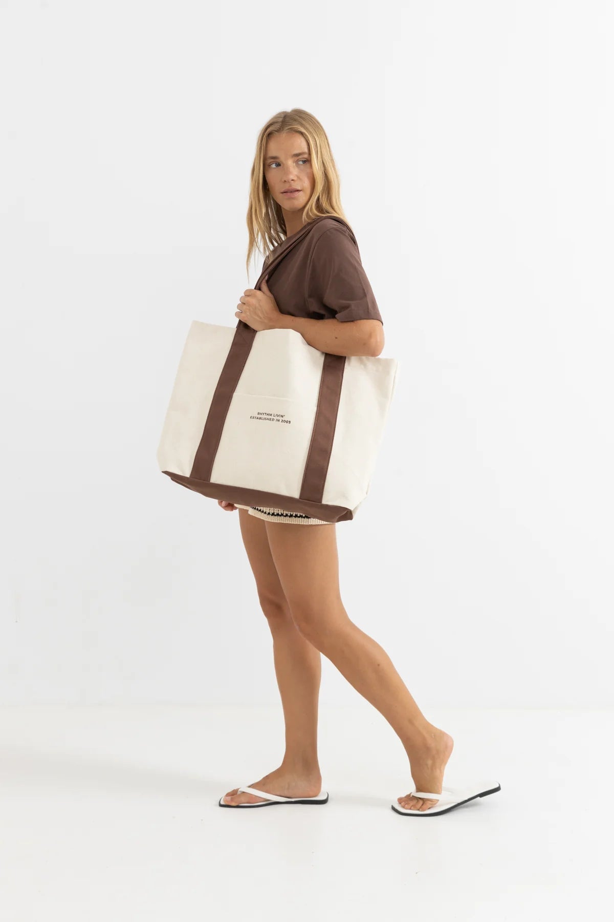 Rhythm Tami Tote Bag - Chocolate (view 2)