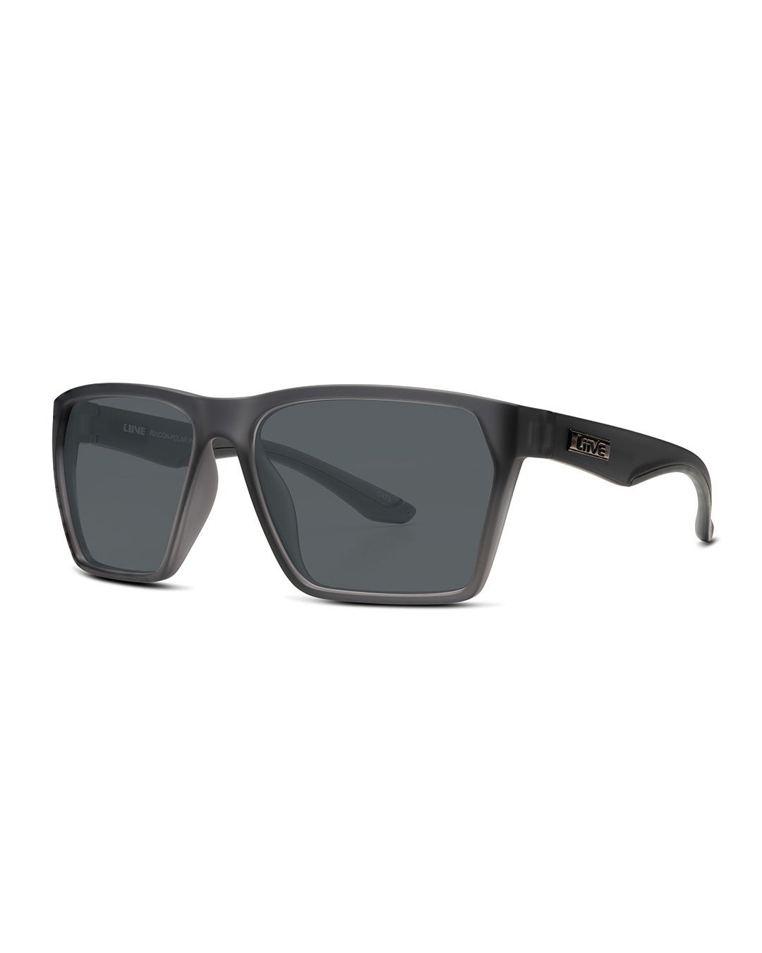 Liive Rincon polarised sunglasses in matt crystal black
