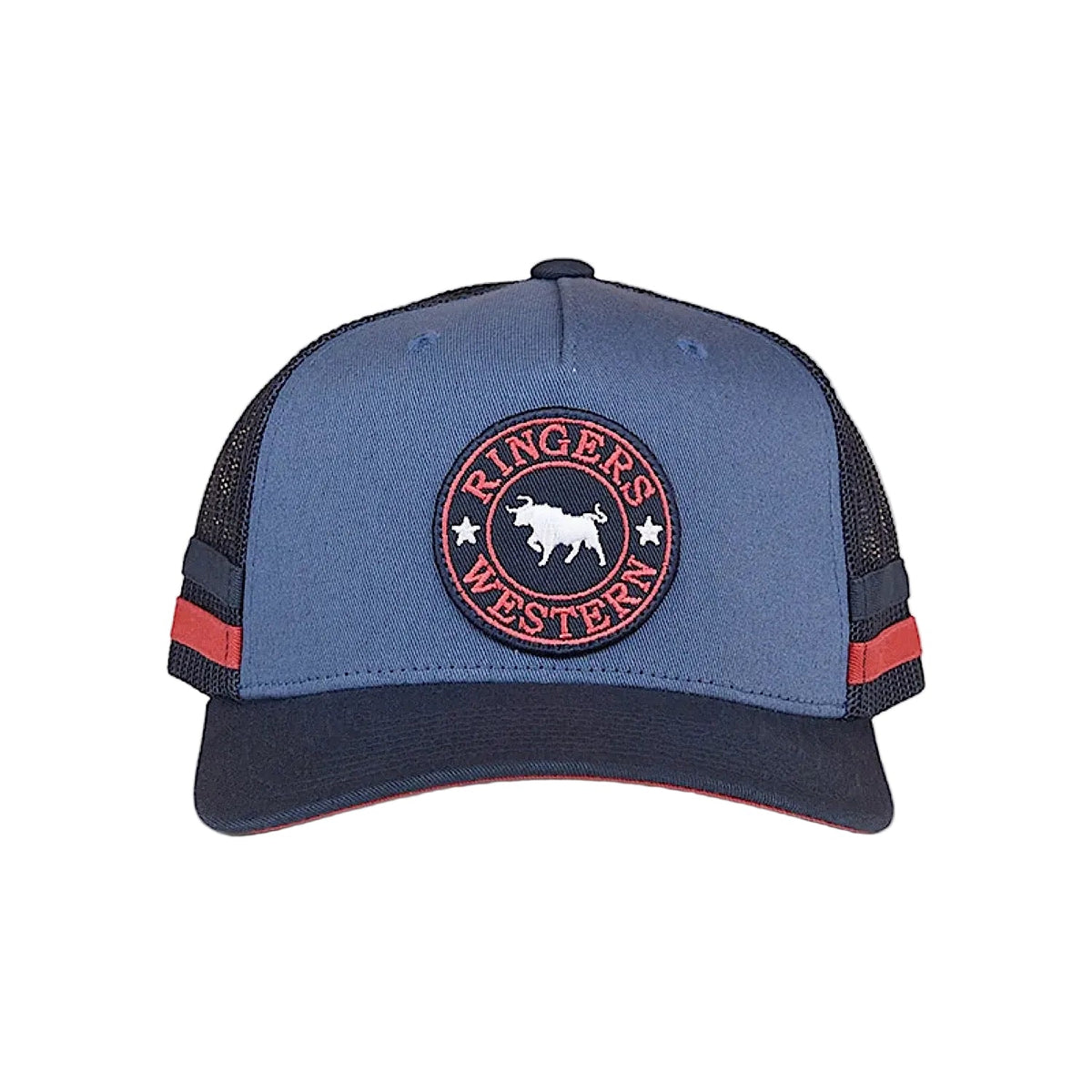 Ringers Western McCoy Kids Trucker Cap - Yale Blue/Navy