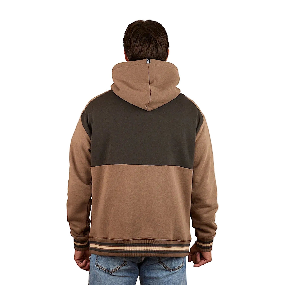 Ringers Western Barrow Creek Mens Pullover Hoodie - Mushroom (view 2)