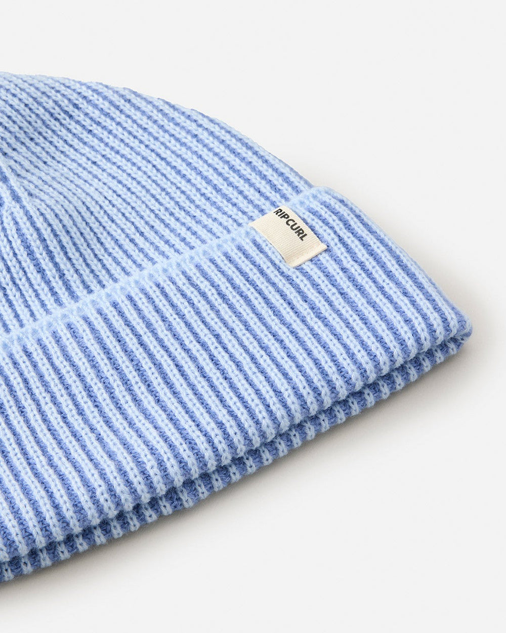 Rip Curl 2 Tone Ribbed Reg Beanie - Blue (view 3)