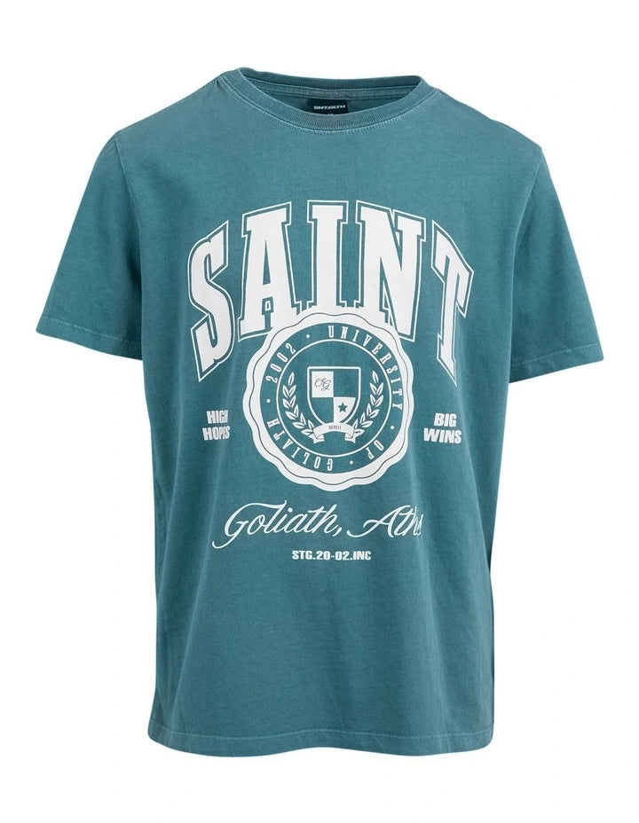 Saint Goliath Princeton Tee - Green - Kids