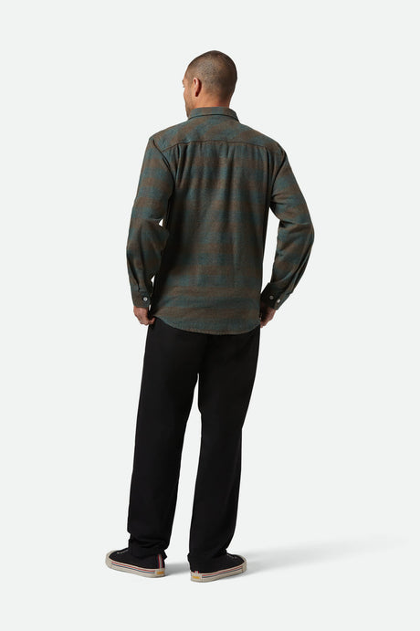 Bowery Vintage LS Overshirt - Green / Blue