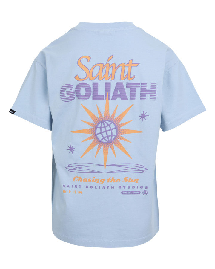 Saint Goliath Spin Tee - Blue - Boys (view 2)