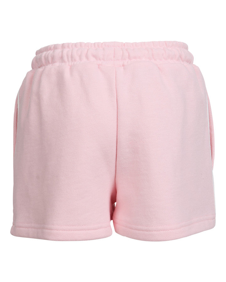 Eve Girl Sports Club Fleece Short in pale pink - back