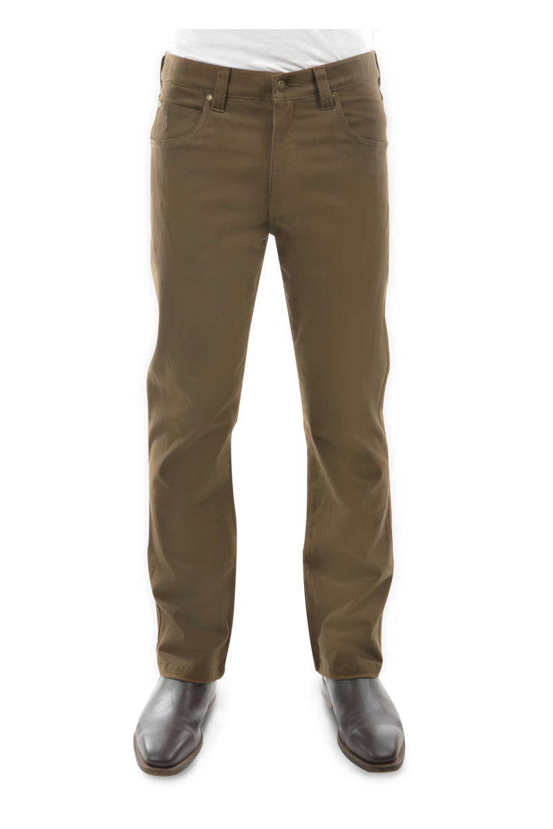 Thomas Cook Moleskin Jean short leg in whiskey