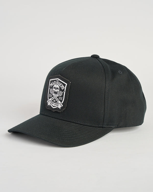 Ahoy Fkrs Shield Twill Snapback - Black