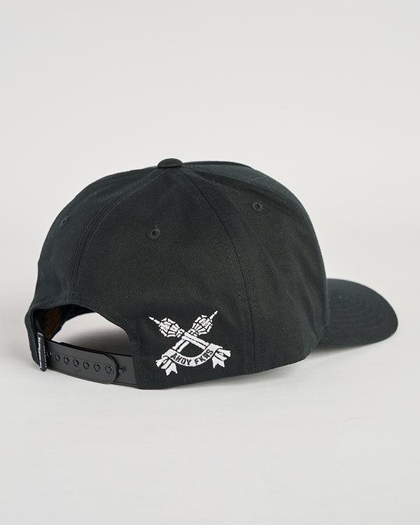 Ahoy Fkrs Shield Twill Snapback - Black