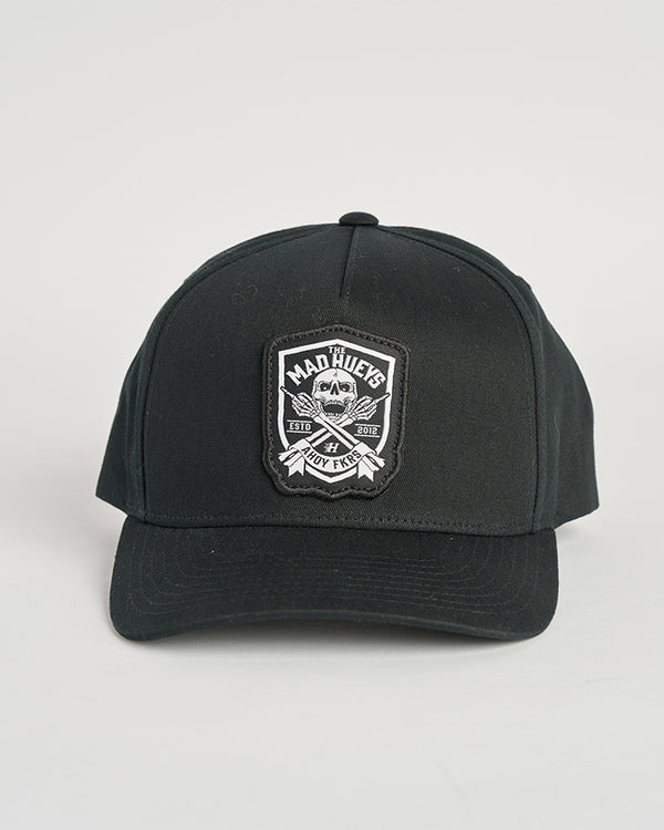 Ahoy Fkrs Shield Twill Snapback - Black