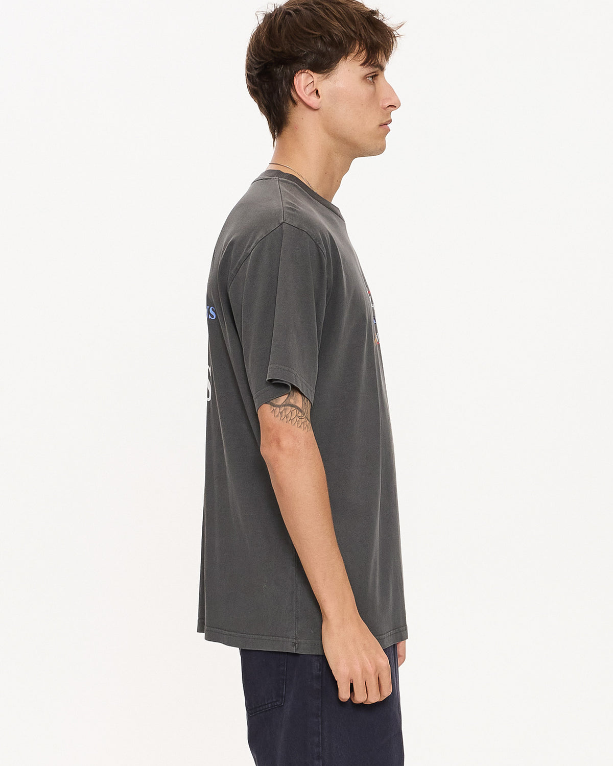 Thrills Touch The Sky Merch Fit Tee - Merch Black (view 4)