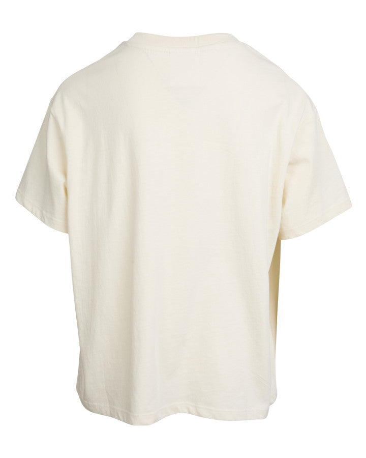 Eve Girl Tropical Tee Vintage White - detail