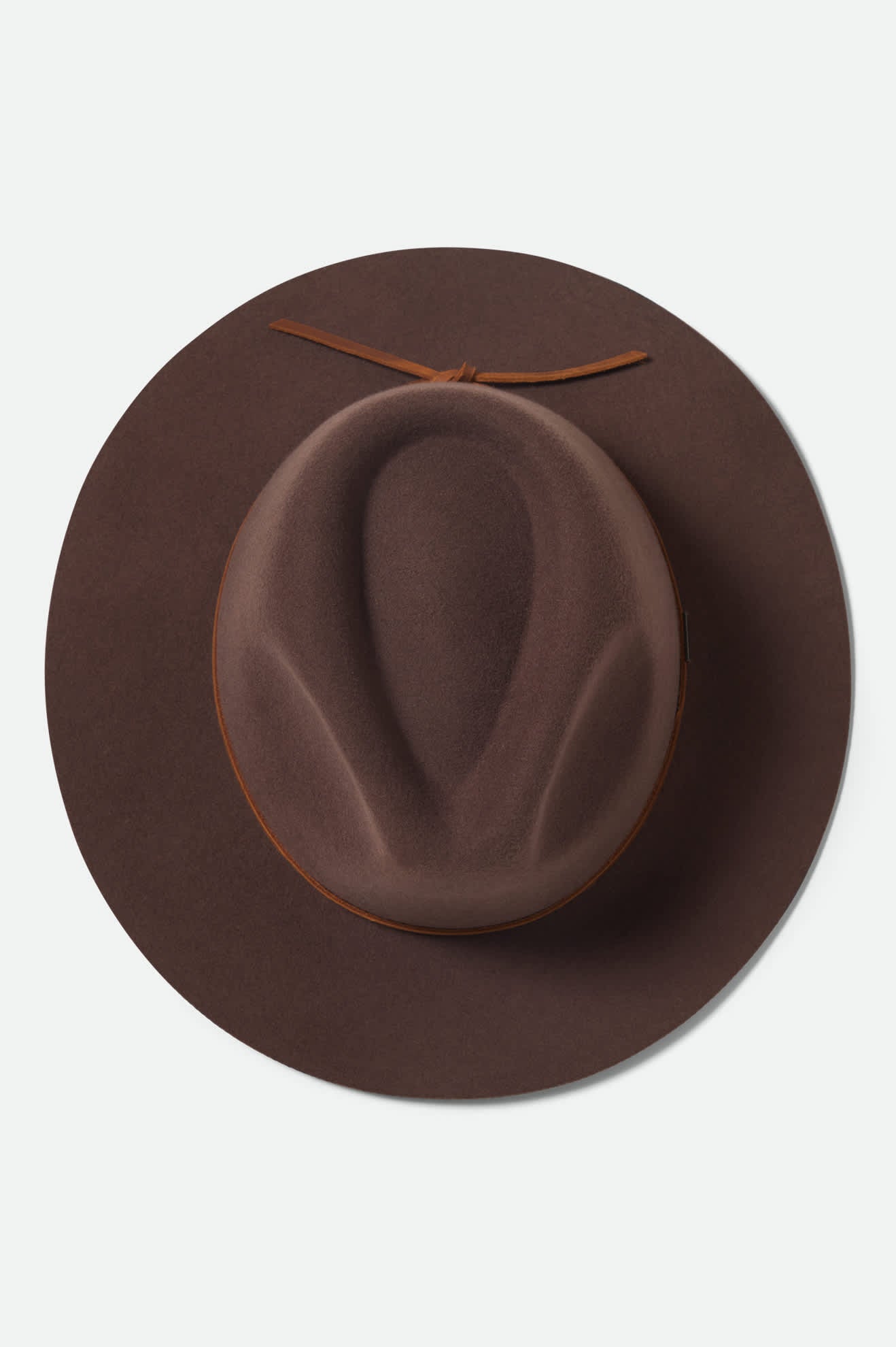 Brixton Wesley Packable Fedora - Chocolate (view 2)