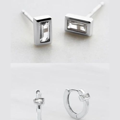 Zafino Elsie Lily Stud Set - Silver