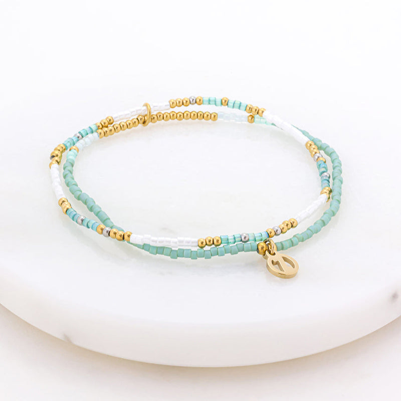 Zafino Kate Bracelet - Sea / Gold