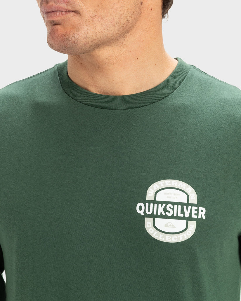 Quiksilver Ocean Made LS - Forest Green (view 2)