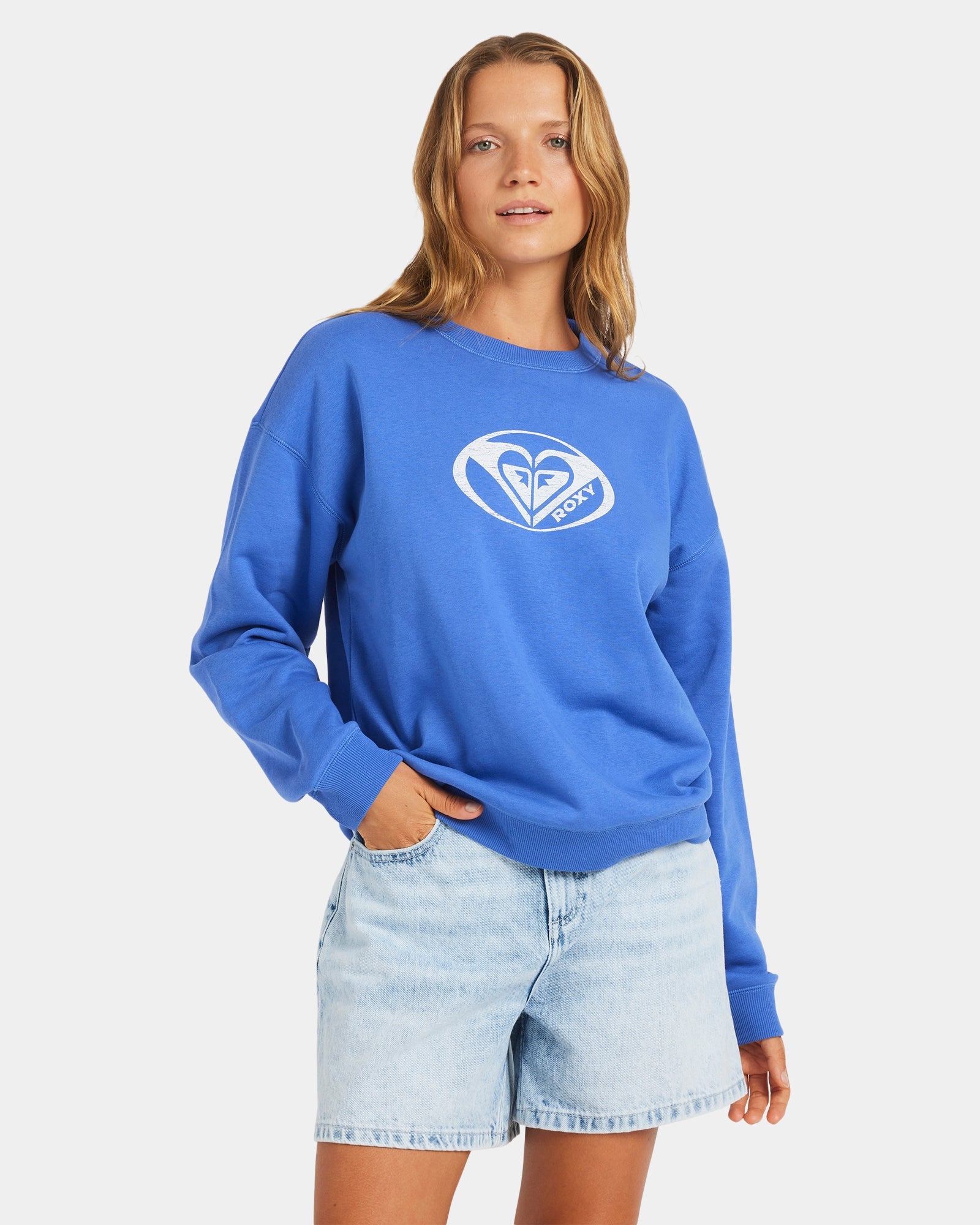 Roxy Perfect Place Crew - Dazzling Blue