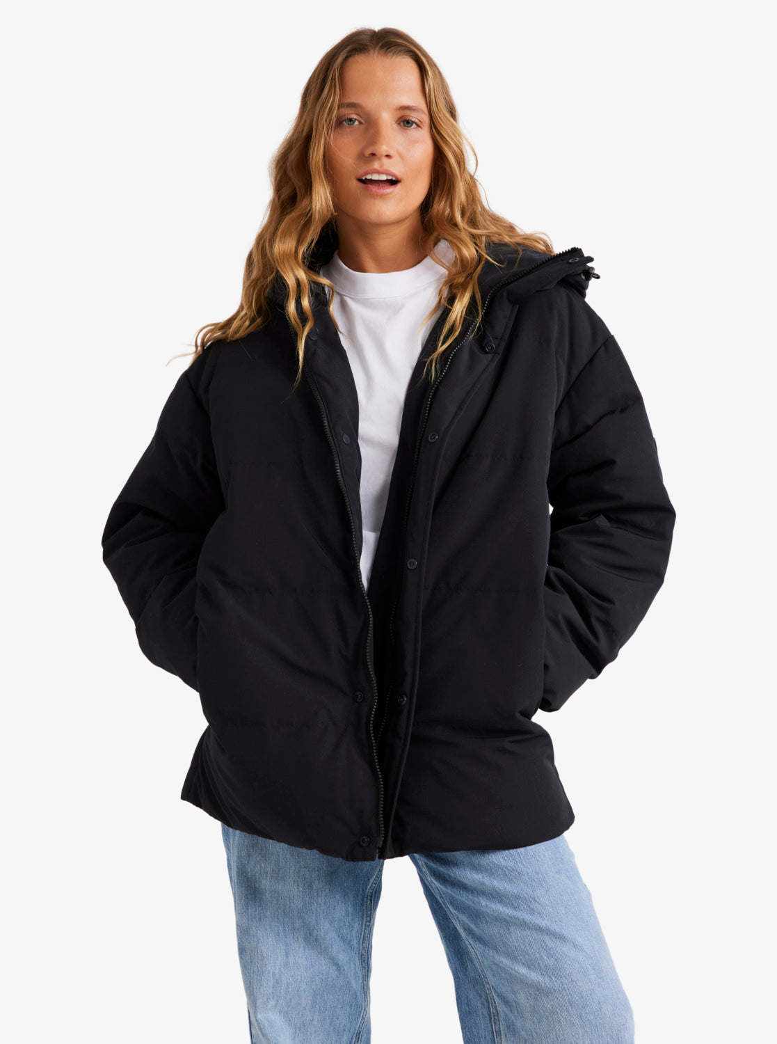 Ocean Ways Puffer Jacket - Anthracite