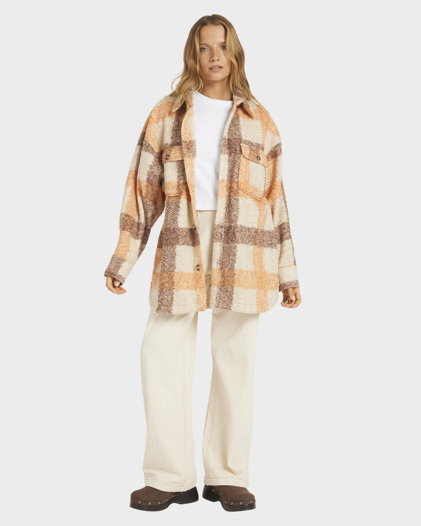 Over and Out Plaid Shacket - Over and Out Plaid