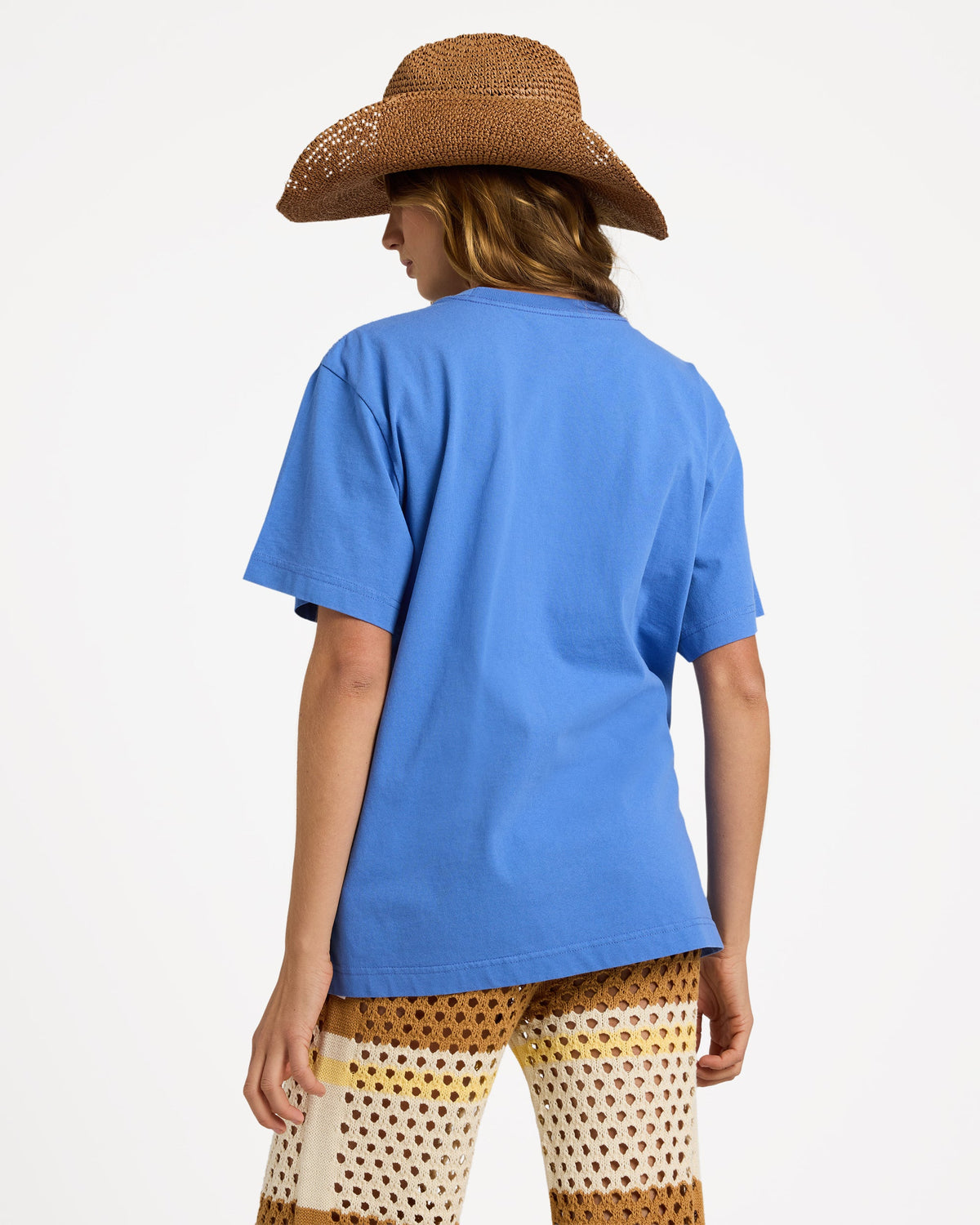 Roxy Love Always T-Shirt in cobalt - back