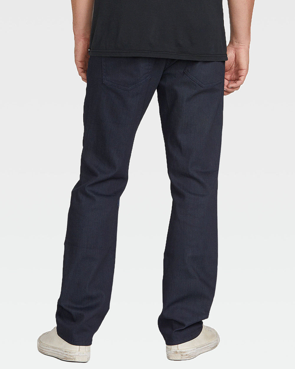 Volcom Solver Denim Jeans - Coated Indigo Wash (view 2)