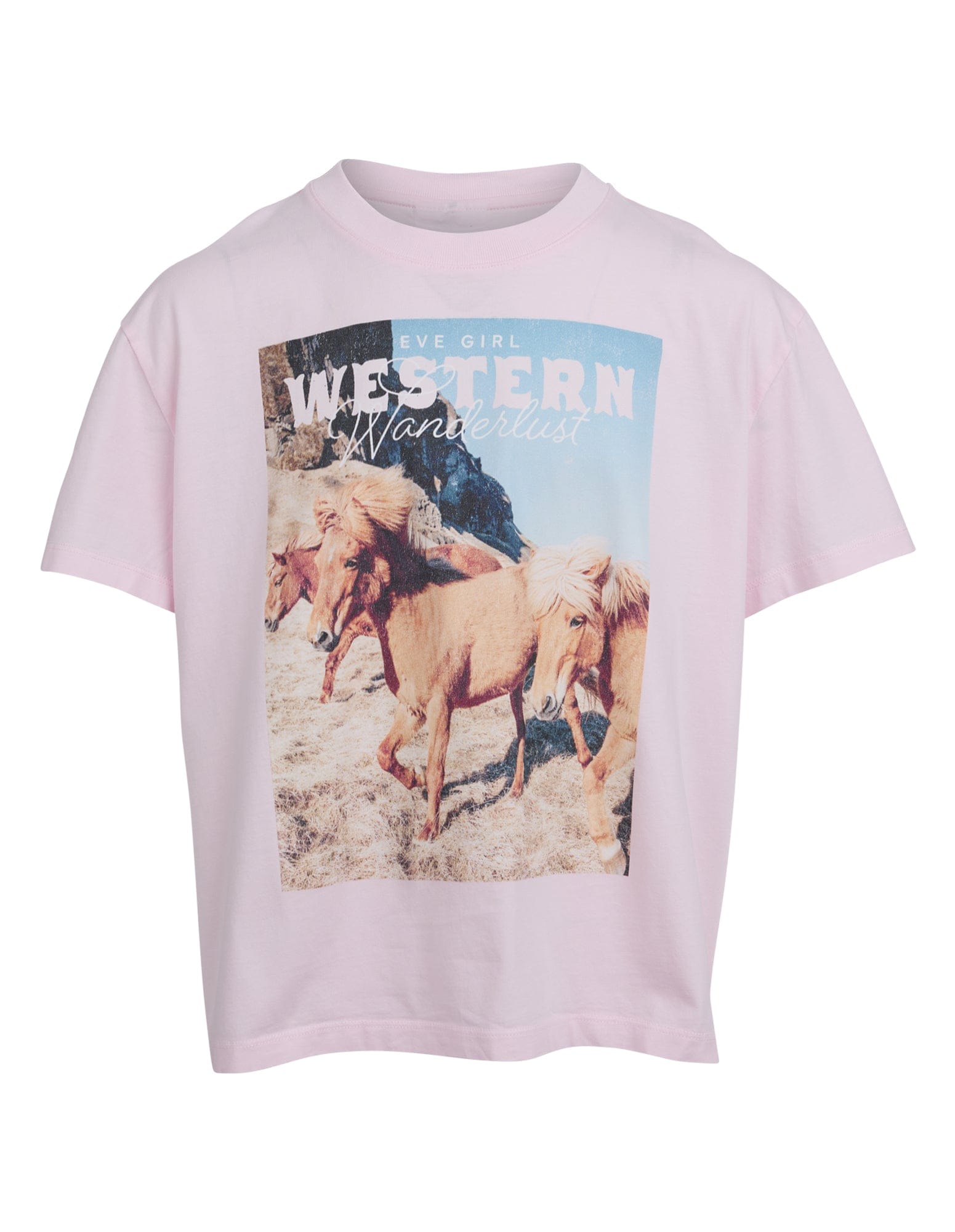 Eve Girl Western Tee Pink