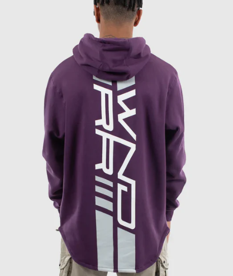 Wndrr Woodward Curved Hem Hood Sweat