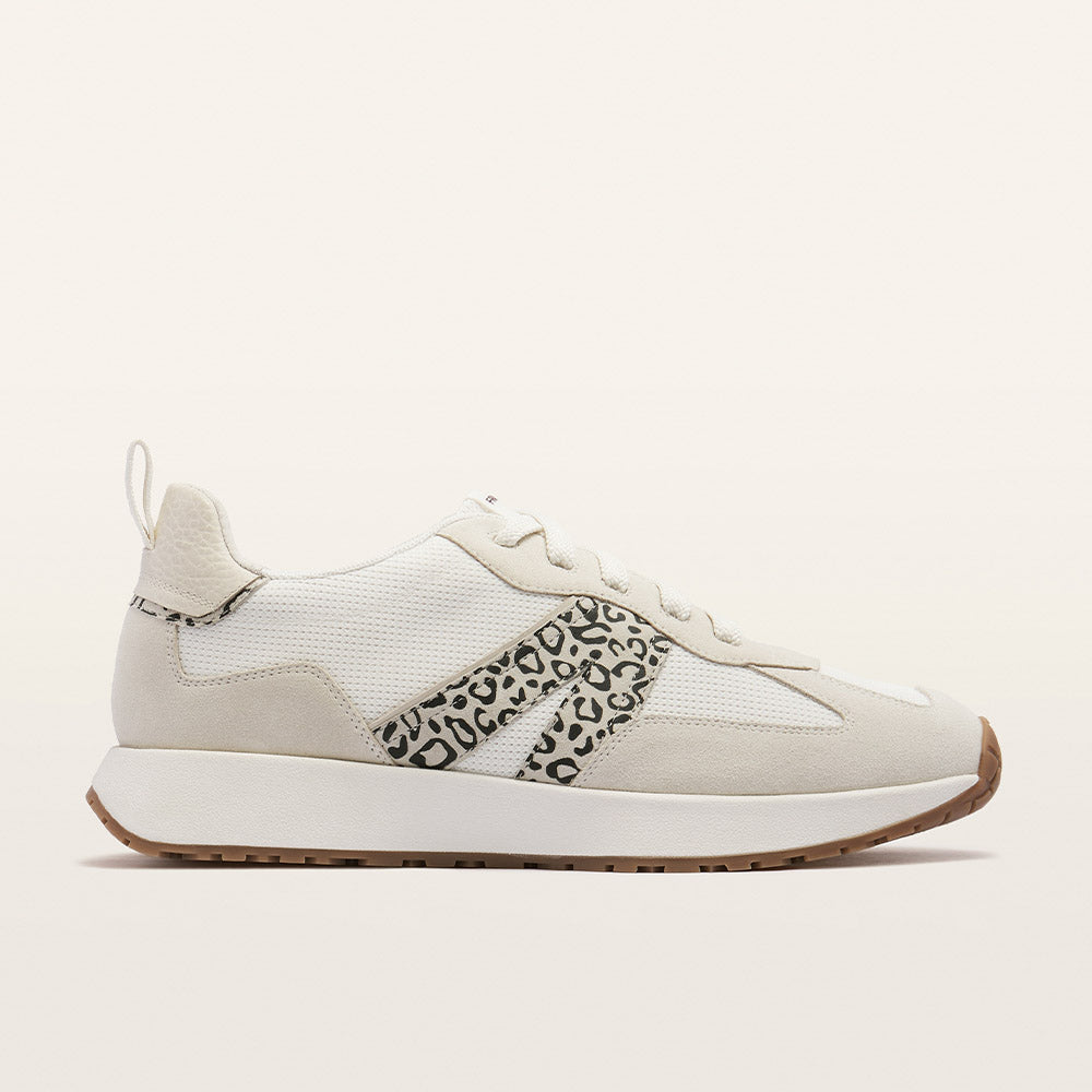 Axel II - White/Leopard Sneakers