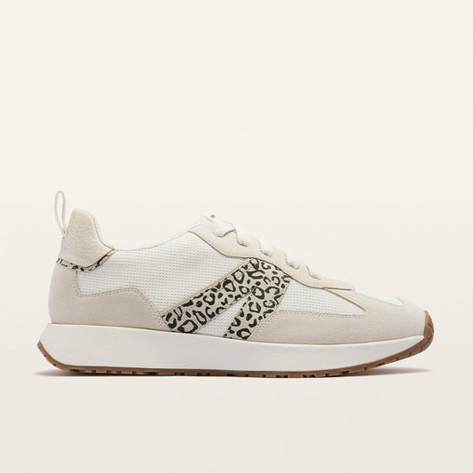 Axel II - White / Leopard Print - Catani Clothing